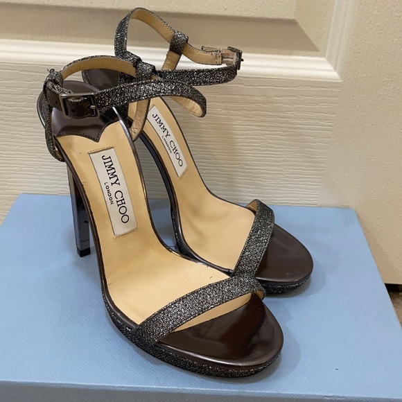 Jimmy Choo Shoes - New JIMMY CHOO Claudette 120 Anthracite size 38